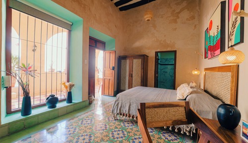 Habitación doble, 1 cama de matrimonio, baño privado