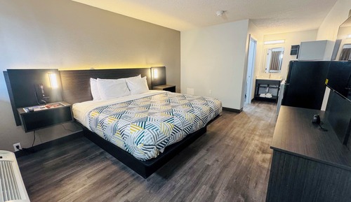 Habitación estándar, 1 cama de matrimonio grande, no fumadores, cocina básica
