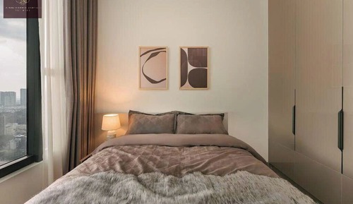 Apartamento de diseño, 2 habitaciones, balcón, vistas a la ciudad