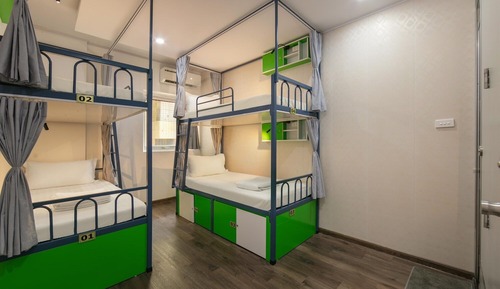 Dormitorio compartido, dormitorio mixto (4 Beds)