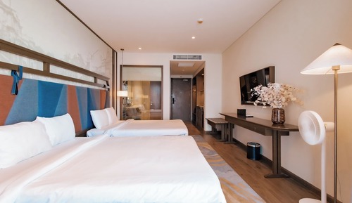 Habitación triple Premium, varias camas, vistas al mar, mirando al mar