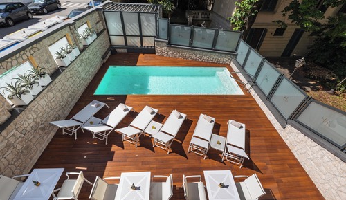 Loft de lujo, vistas a la piscina