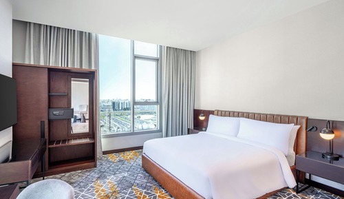 Habitación Deluxe, 1 cama de matrimonio grande, vistas a la ciudad