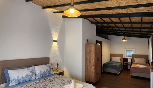 Habitación cuádruple, vistas al jardín