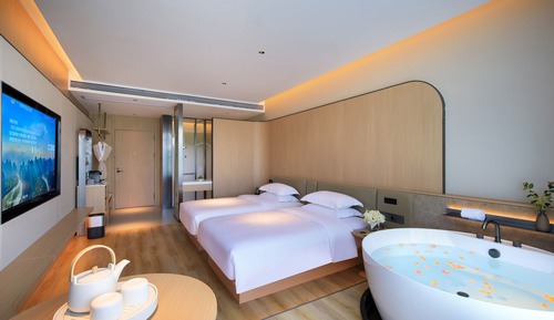 Habitación de lujo con 2 camas individuales, vistas al lago