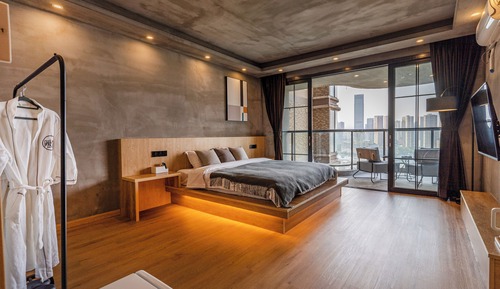 Habitación Confort doble, 1 cama de matrimonio, balcón, vistas al mar