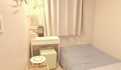 Habitación individual básica, 1 cama individual grande, no fumadores, baño privado