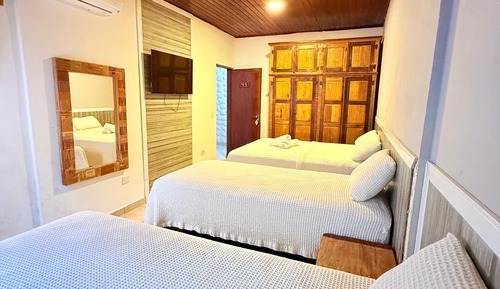 Habitación cuádruple romántica