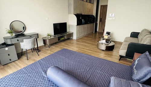 Estudio Deluxe, balcón, vistas a la ciudad