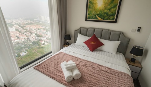 Apartamento Deluxe, 2 habitaciones, balcón, vistas a la ciudad