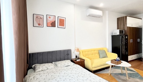Estudio Deluxe, balcón, vistas a la ciudad