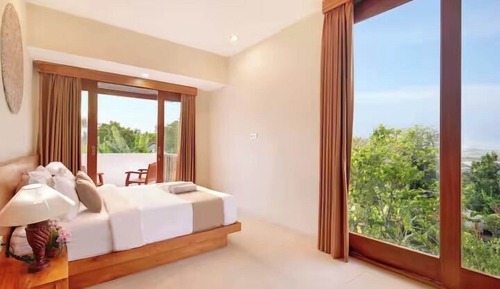Villa, balcón, vistas al mar