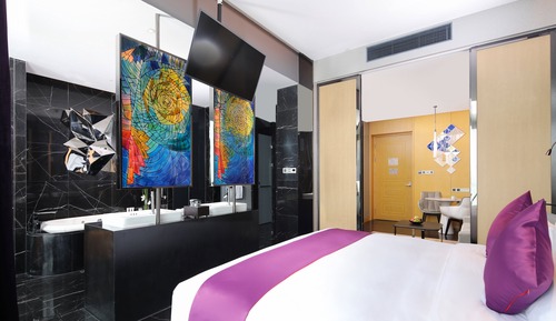 Habitación doble, vistas a la ciudad