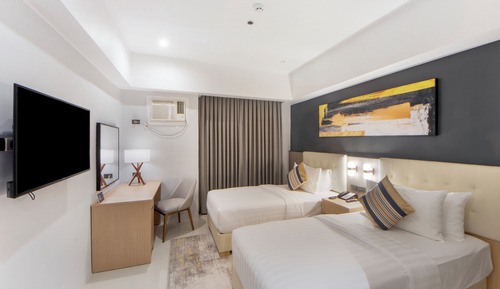 Habitación superior con 1 cama doble o 2 individuales