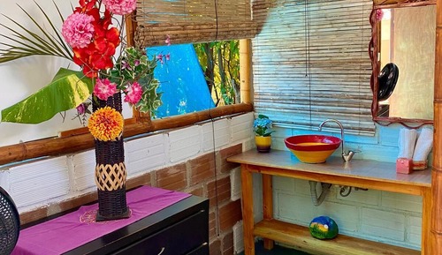 Cabaña Deluxe, patio, vistas al jardín