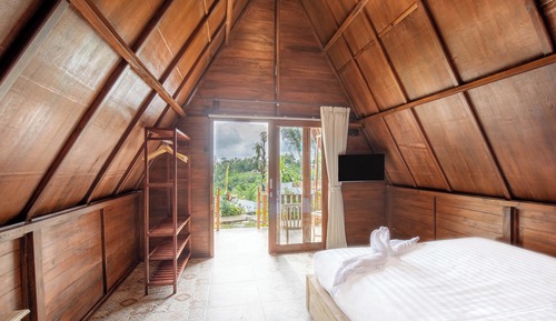 Habitación estándar doble, 1 cama de matrimonio, vistas al jardín