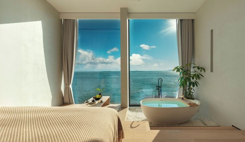 Habitación de luna de miel doble, vistas al mar