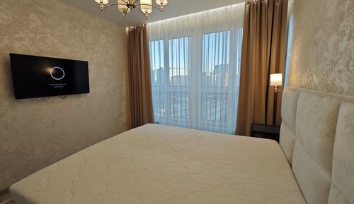 Apartamento de lujo, balcón, vistas a la ciudad