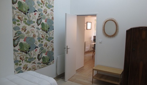 Apartamento Confort, varias camas, cocina, vistas al jardín
