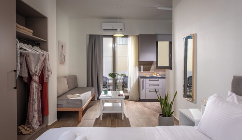 Suite estudio junior, balcón