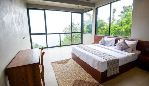 Habitación Deluxe doble, 1 cama de matrimonio grande, no fumadores, vistas a la montaña