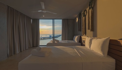 Habitación estándar doble, vistas a la bahía