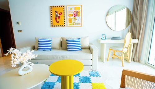 Estudio Deluxe, vistas al mar