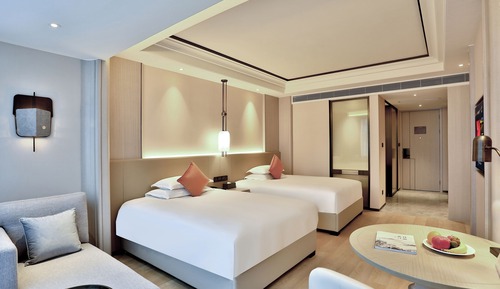 Habitación superior con 1 cama doble o 2 individuales, 2 camas de matrimonio, no fumadores