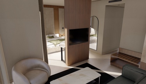 Habitación ejecutiva doble, vistas al mar