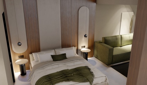 Deluxe Room with Heated Swim Up Pool