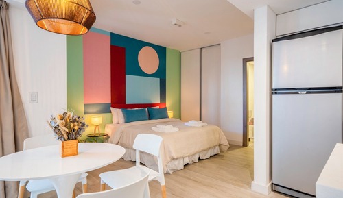 Estudio Deluxe, balcón, vistas a la ciudad