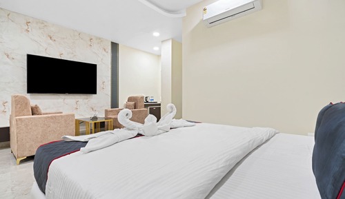 Suite estudio familiar, vistas a la ciudad