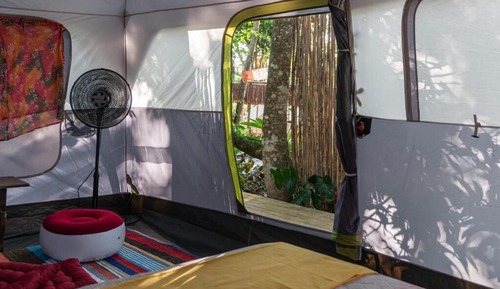 Tienda, 1 cama doble, vistas al jardín