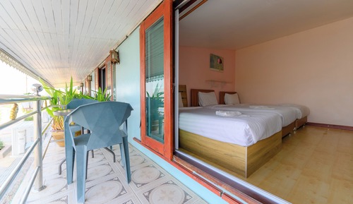 Habitación triple Deluxe, vistas al río