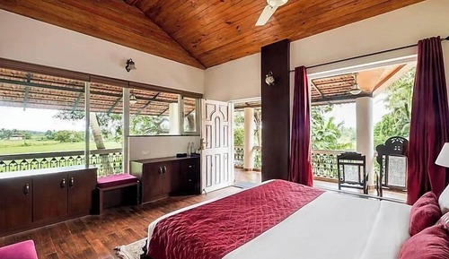 Habitación de lujo, 1 cama doble, vistas al jardín