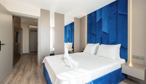 Habitación cuádruple Deluxe, vistas al mar