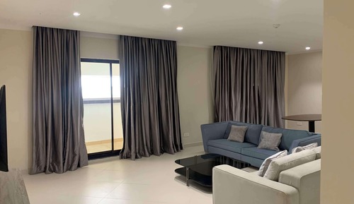 Apartamento estándar, 1 cama de matrimonio grande, cocina básica, vistas a la ciudad