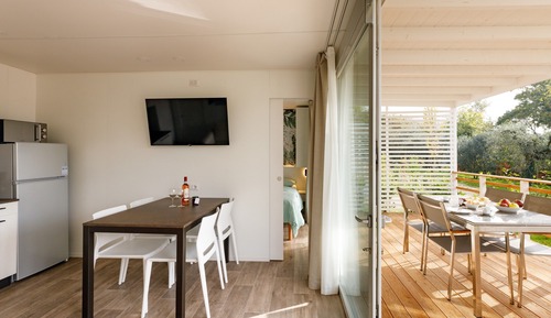 Casa móvil Premium, patio
