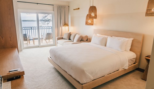Habitación cuádruple junior, vistas al lago