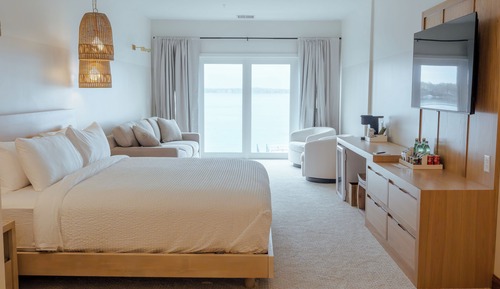 Habitación cuádruple Confort, vistas al lago
