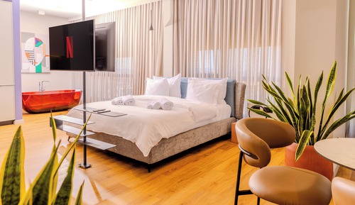 Suite estudio de lujo, vistas a la ciudad