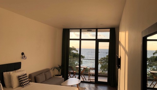 Suite, balcón, vistas al mar