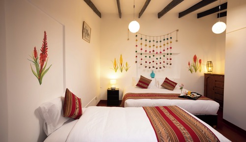 Habitación superior, vistas al jardín