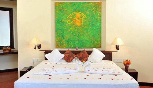 Habitación de lujo con 1 cama doble o 2 individuales, vistas a la playa