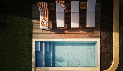 Apartamento, 1 habitación, piscina privada