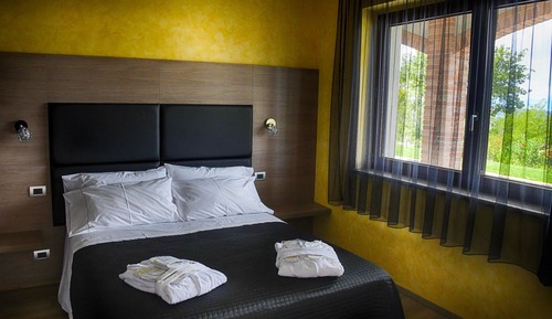 Habitación Confort con 1 cama doble o 2 individuales, vistas al jardín