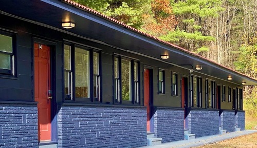 Cabaña, varias habitaciones