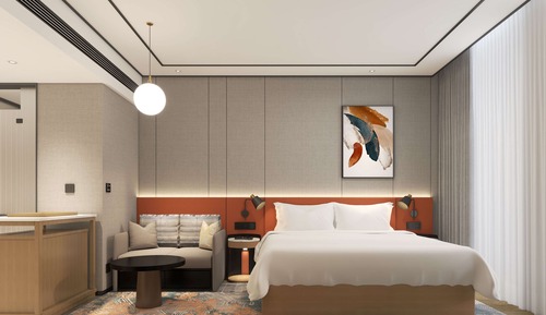 Habitación superior, 1 cama de matrimonio grande
