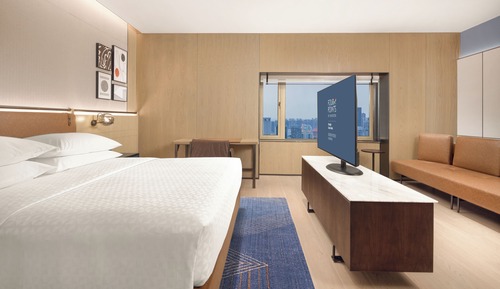 Habitación clásica, 1 cama de matrimonio grande, vistas a la ciudad