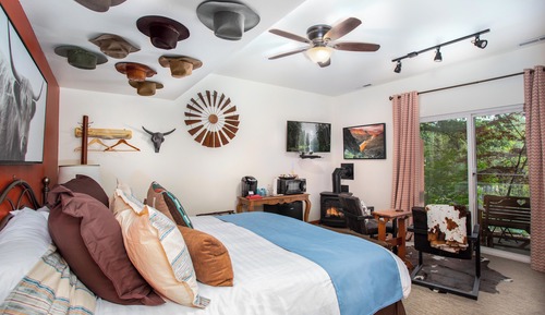 Design Room, 1 King Bed, Jetted Tub, River View, Pet Friendly